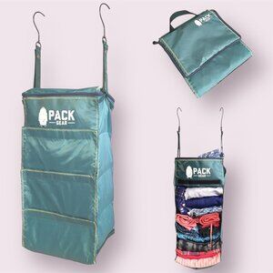Pack Gear Suitcase Organizer Velcro Hanging Closet Luggage Compression Cubes
